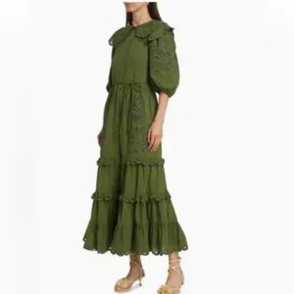 Farm Rio Hummingbird Maxi Dress NWT